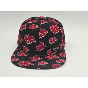 Naruto Shippuden Akatsuki Red Cloud All Over Print Snapback Hat